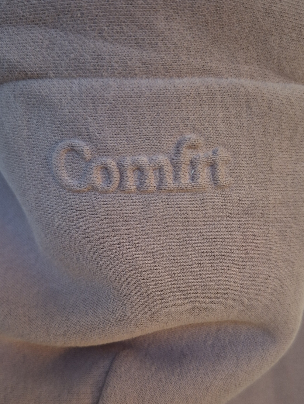 Comfrt Hoodie in Dusty Mauve / Rose | Size Medium Oversized Kangaroo Pocket - Picture 3 of 6